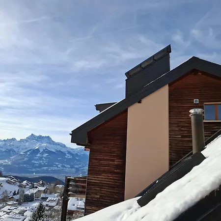Le Nid D'Aigle Apt Leysin Centre Avec Forfait Piscine Sauna Jacuzzi En Option Exterior photo
